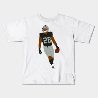 Silver and Black Kids T-Shirt